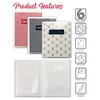 Better Office Products 48 Photo Mini Photo Album, 4in. x 6in. Clear View Cover W/Removable Inserts, Holds 48 Photos, 6PK 32103